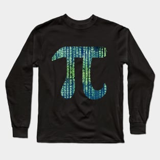 Pi Day Geek Matrix Numbers T-shirt Long Sleeve T-Shirt